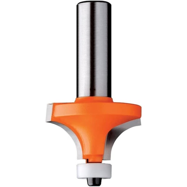 Solid Surface Rounding Over Bit W/Bearing, 1-Inch Diameter, 1/2-Inch Shank